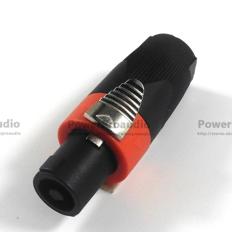 6pcs/lot Coloful 4-core speaker plug Speakon connector for Neutrik NL4FC