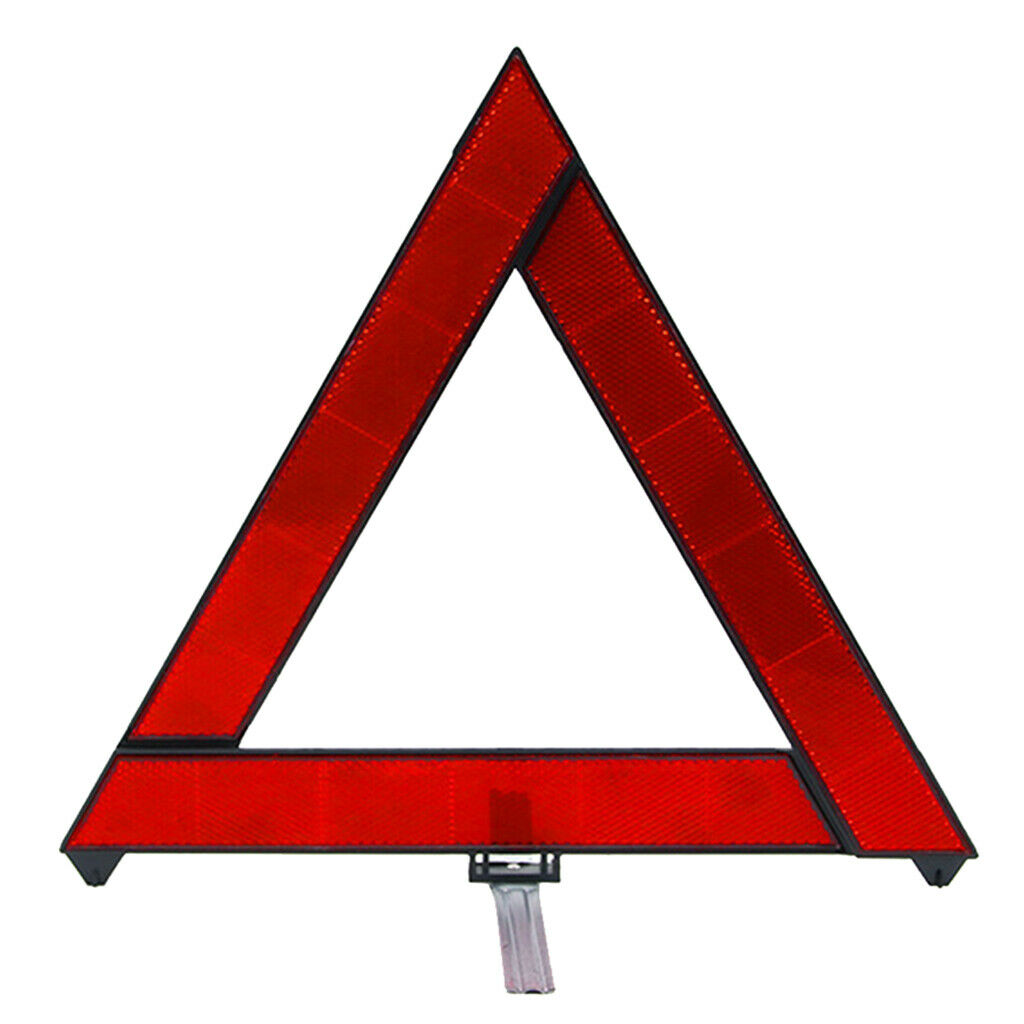 2x Car Emergency Triangle Reflective Hazard Tripod Stop Sign Reflector