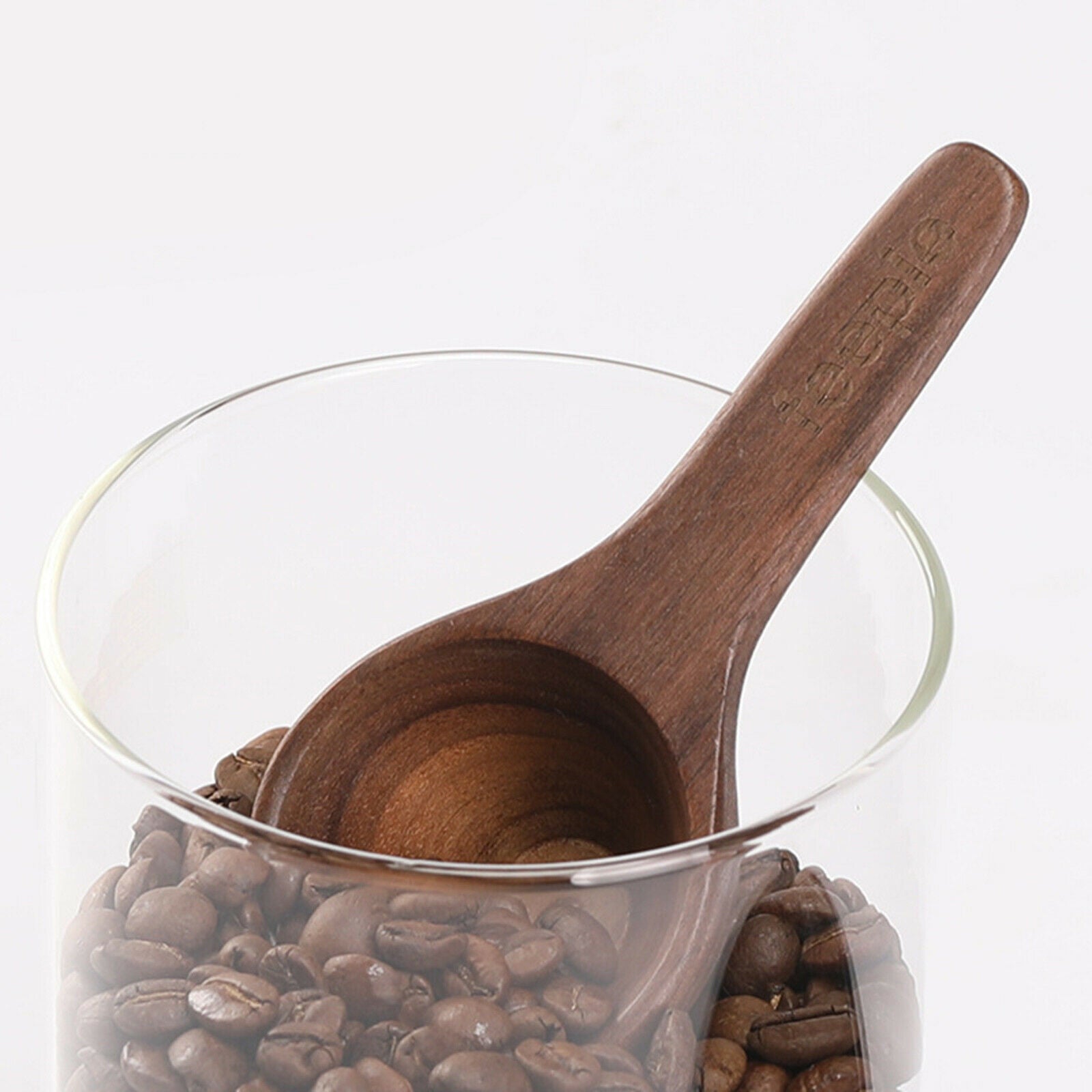 Wooden Coffee Scoop Measuring Spoon for Coffee Bean Ground Beans Tea