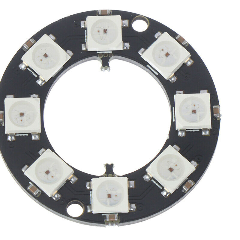 RGB LED Ring 8Bits LEDs WS2812 5050 RGB LED Ring Lamp With Integrated DriYUY1