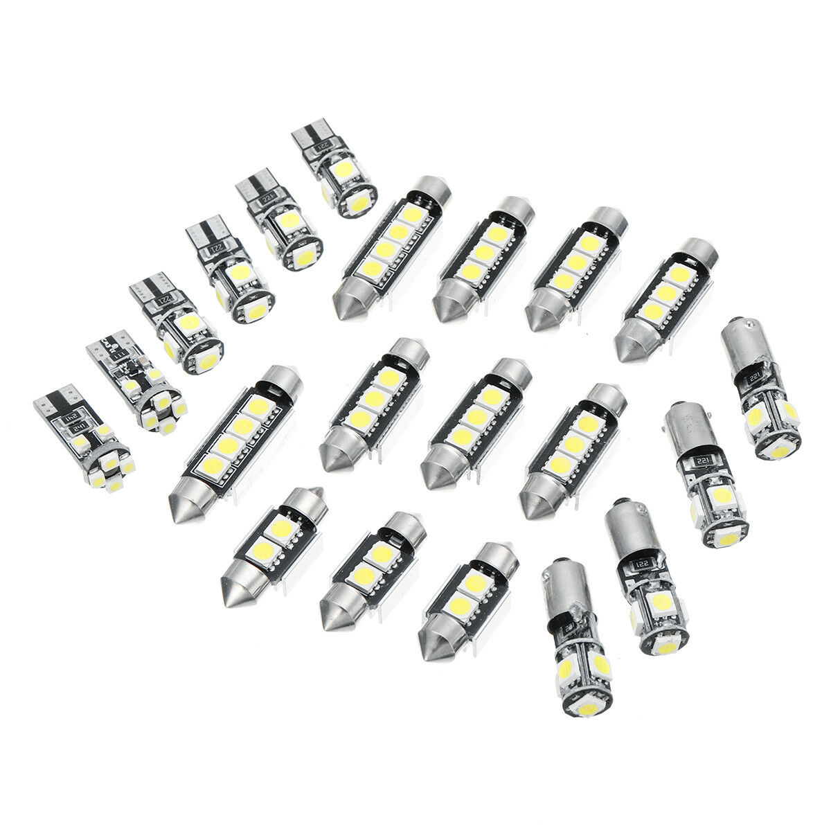 21x Universal Cars Interior LED Light Package Set For BMW E46 Sedan M3 1999-2005
