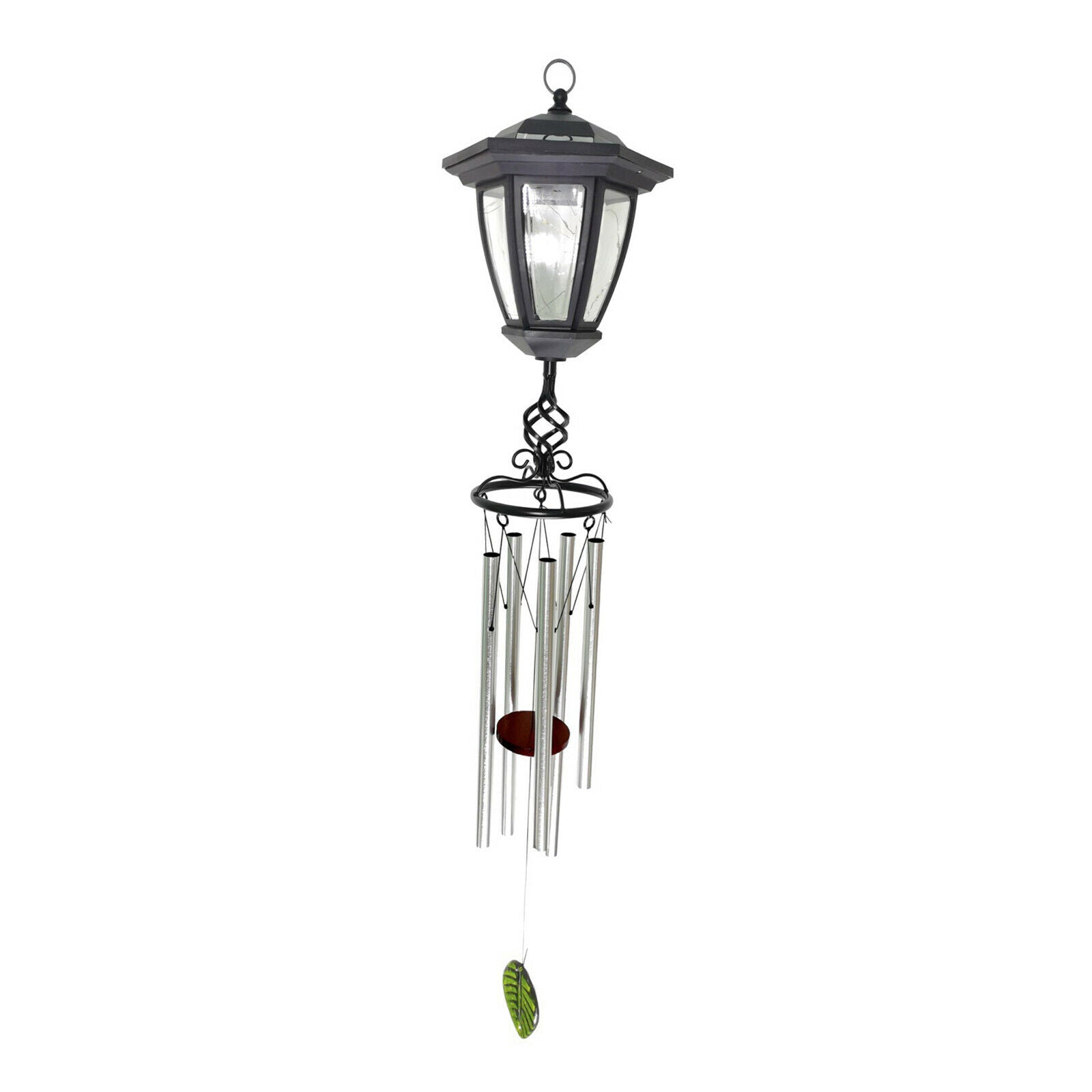 Solar Powered LED Lights w/Wind Chimes Yard Decoration Waterproof Ornament