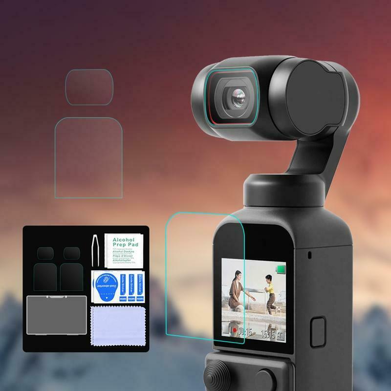 Tempered Glass Screen Protector and Lens Protective Film for Pocket 2 Gimbal