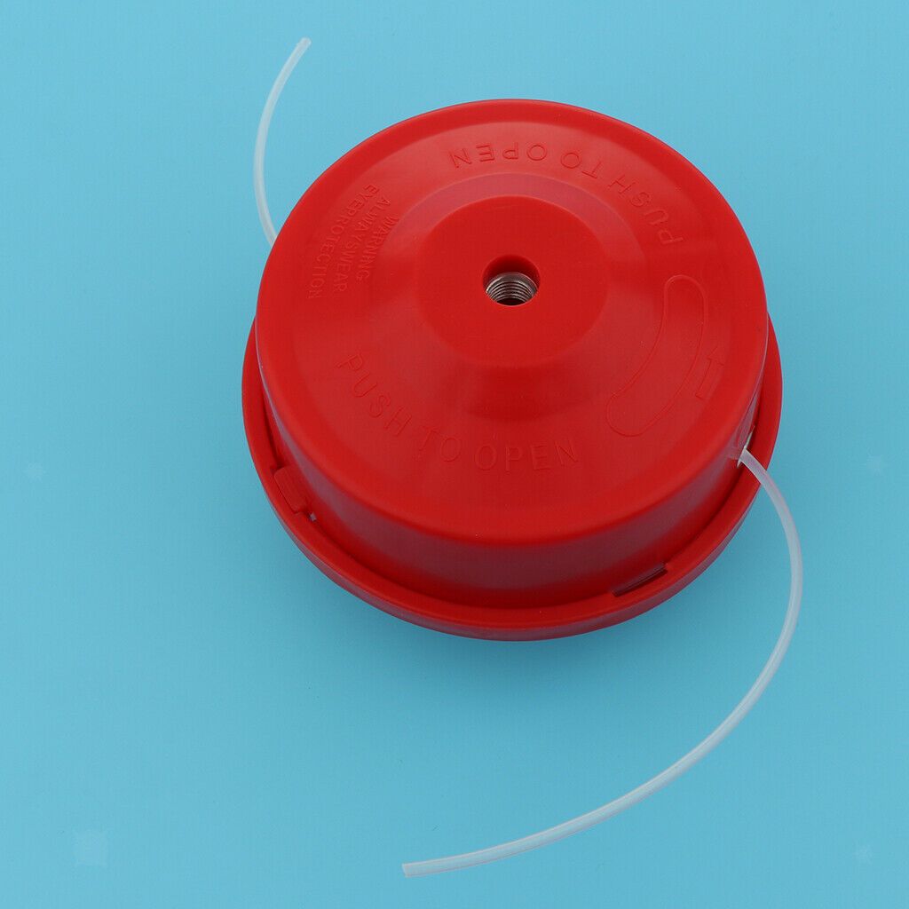 1x Replacement 2 Line Bump Feed Strimmer Trimmer Cutter Brushcutter Head Red