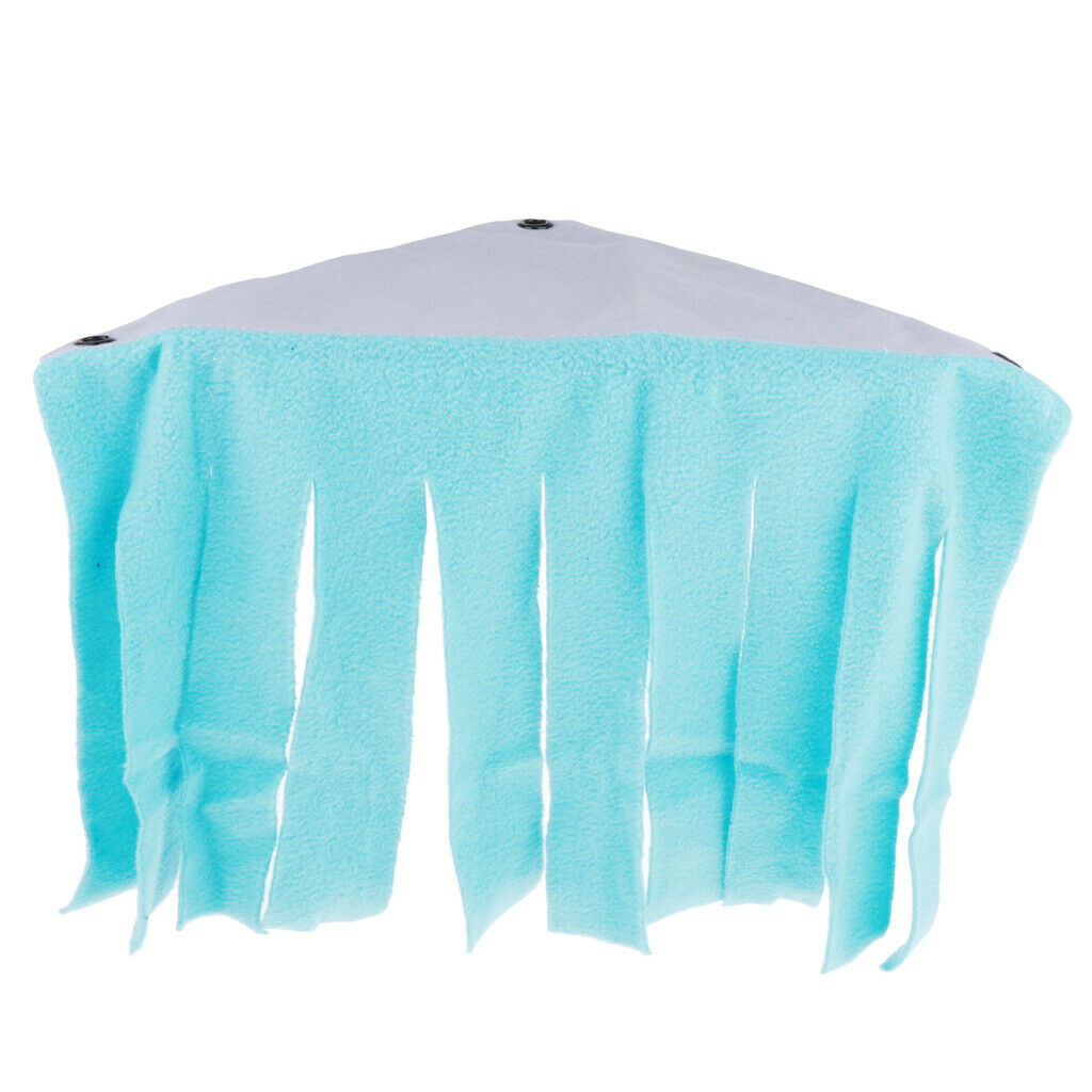 Soft Hamster Hammock Small Animal Hamster Bed Nest for Small Pet Gray+Blue
