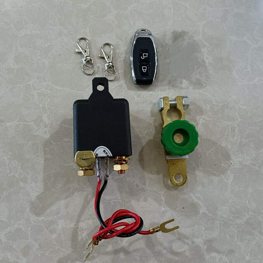 350A 12V Wireless Remote Control Car Battery Disconnect Cut Off Isolator Switch