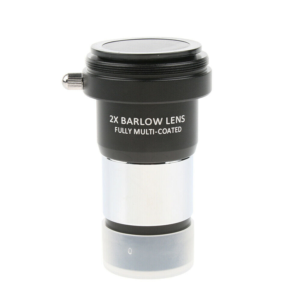 1.25”(31.7mm) 2X Magnification Barlow Lens Metal for Telescope Eyepieces