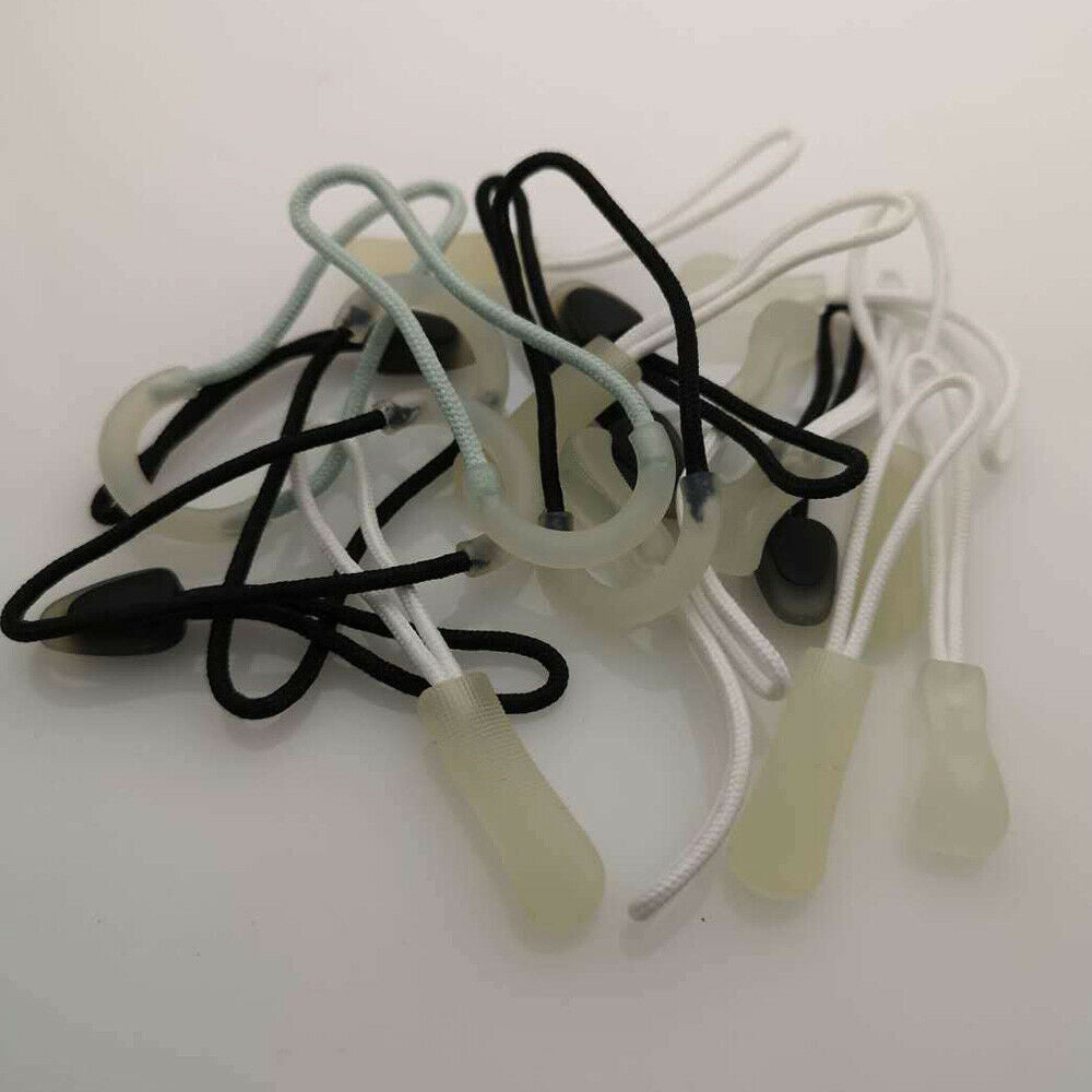 25X 3# Zipper Slider Head Pull Glow in the Dark Replacement Repair Garment Bag