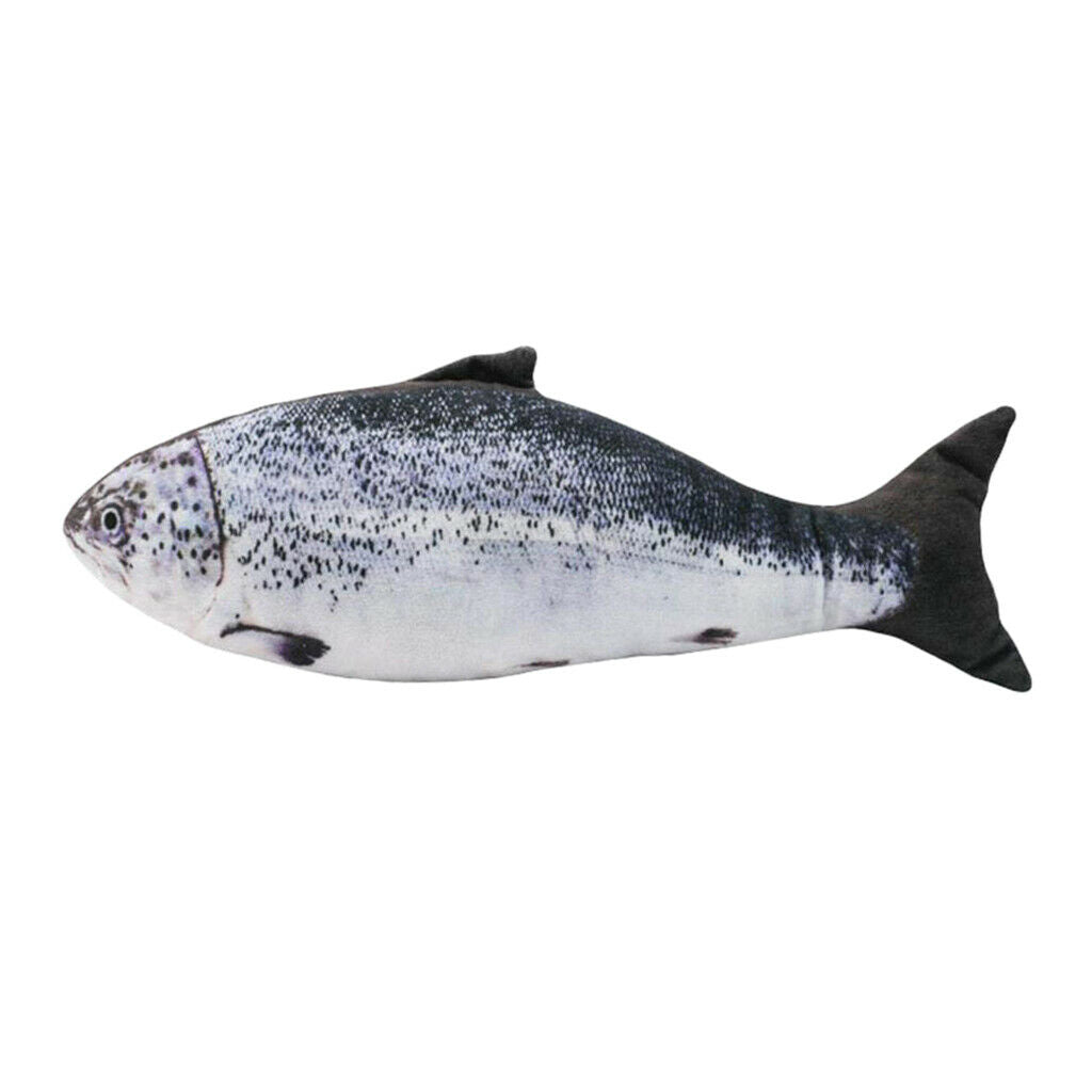 2pcs Cats Kitten Electric Fish Toys Realistic Cat Kicker Toys For Cat Salmon