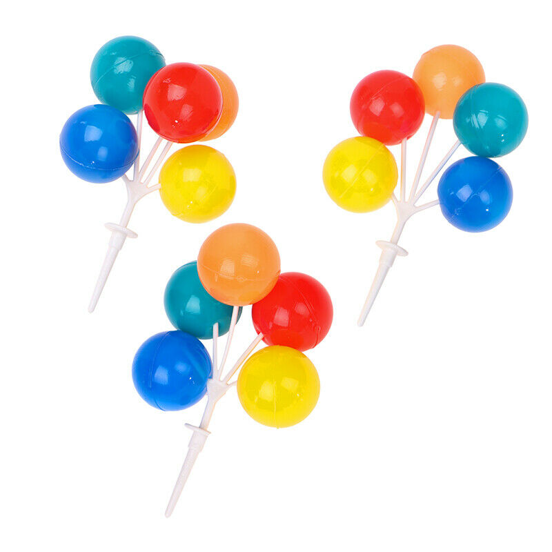 Balloon Cake Topper Wedding Cake Topper Flag Birthday Party Dessert Dec.l8