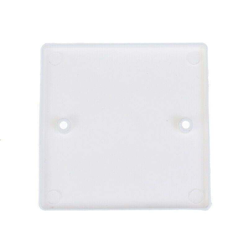 10pcs 86 Type Single Gang Blanking Plate Light Switch Wall Socket Cover WhiteDD