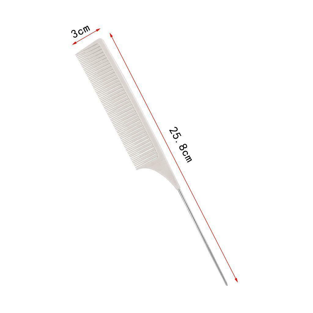2x Heat-resistant Fine One-way Weave Highlighting Foiling Hair Comb Combs