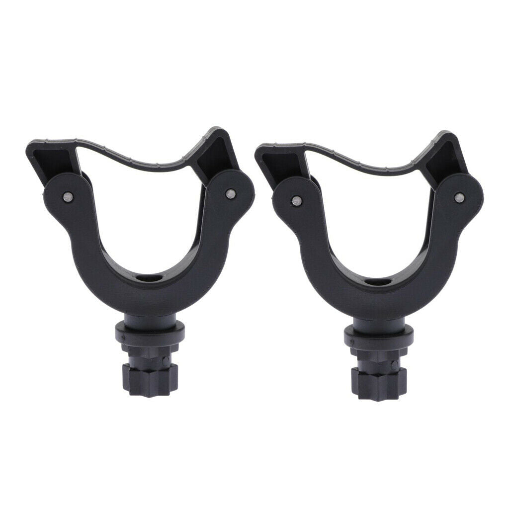 2 Pack Kayak Paddle Holder Clips Marine Boat Canoe Dinghy Oar Keeper Clamp