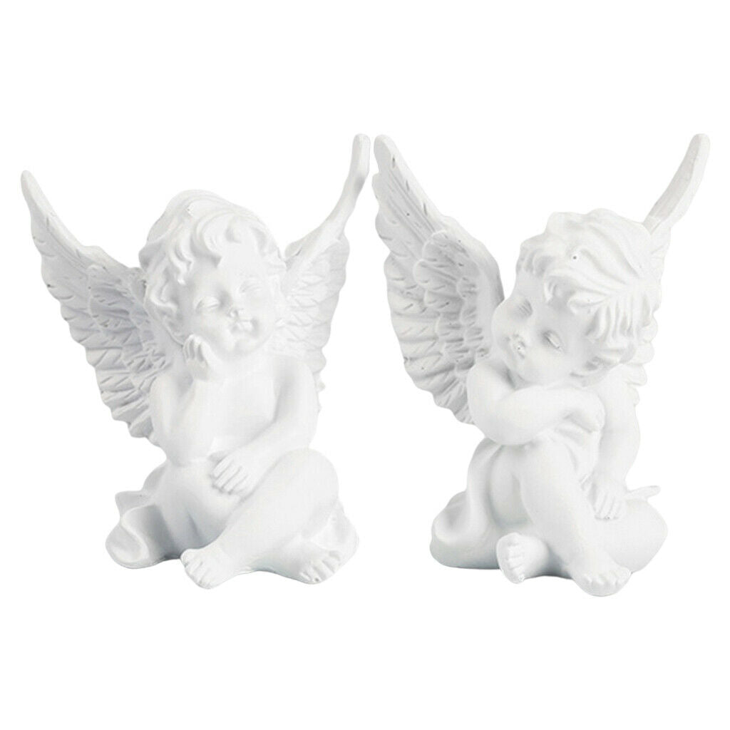 4x Cupid Angel Statue Cherubs Sculpture Tabletop Decor Hotel Gifts for Kid