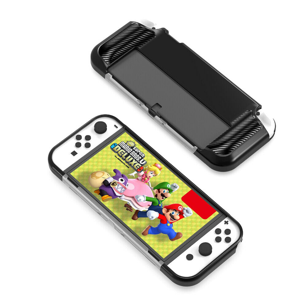 New For Switch Oled Case TPU Cover Soft Rubber Protective Shell Case Accessories