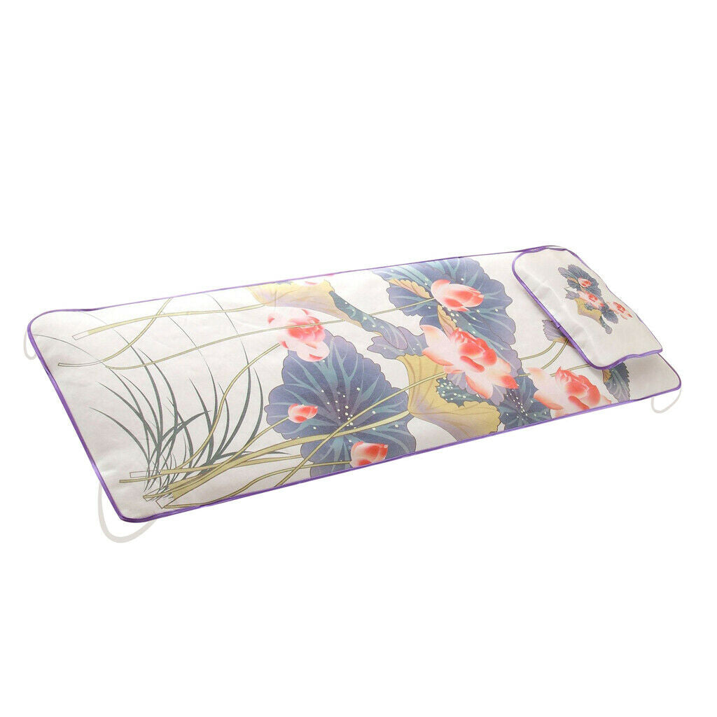 Beauty Bed Pad Salon SPA Massage Ice Silk Mat Cooling Mattress Violetlotus