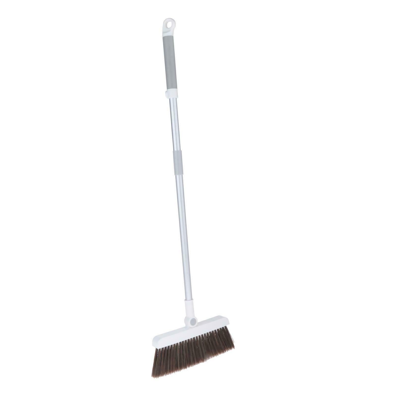 Long Handle Broom and Dustpan Cleans for Home Room Office Upright Stand Up