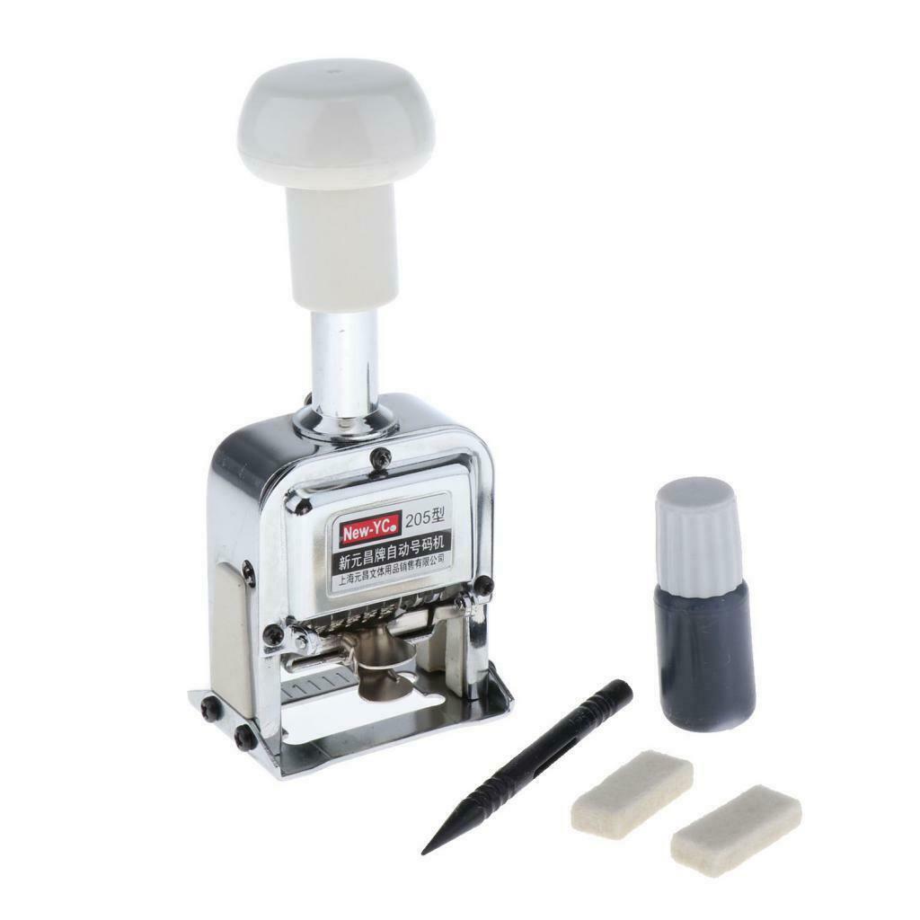 Heavy-Duty Metal 5-Position Automatic Numbering Machine Roller Machine