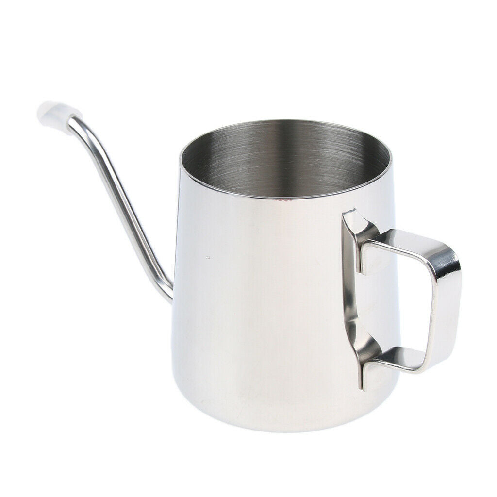 Stainless Steel Coffee Pot Gooseneck Kettle Tea Kettle 350mL