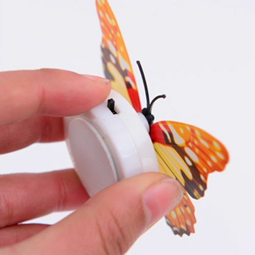 Romantic Colorful Changing Butterfly LED Night Light Lamp Home Decor Nightlights