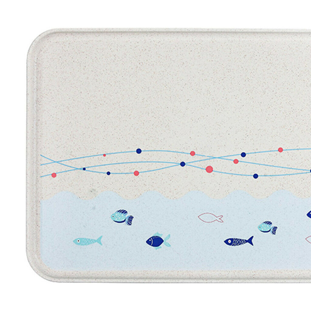 3 Pack Eco-Friend Wheat Straw Rectangular Plate Food Snack Dish Fruit Plate