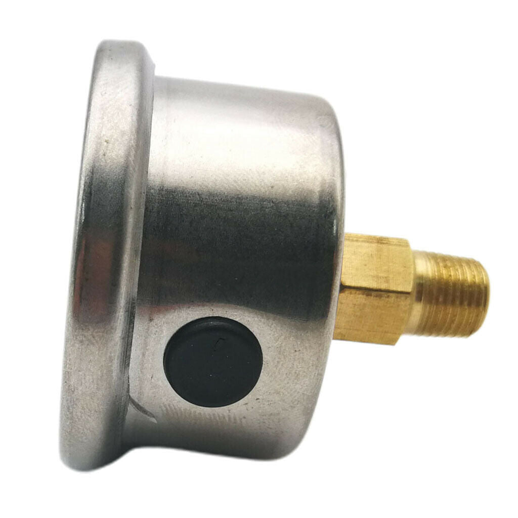 Fuel Pressure Regulator Gauge 1/8 "NPT White Back 0-160 BAR /