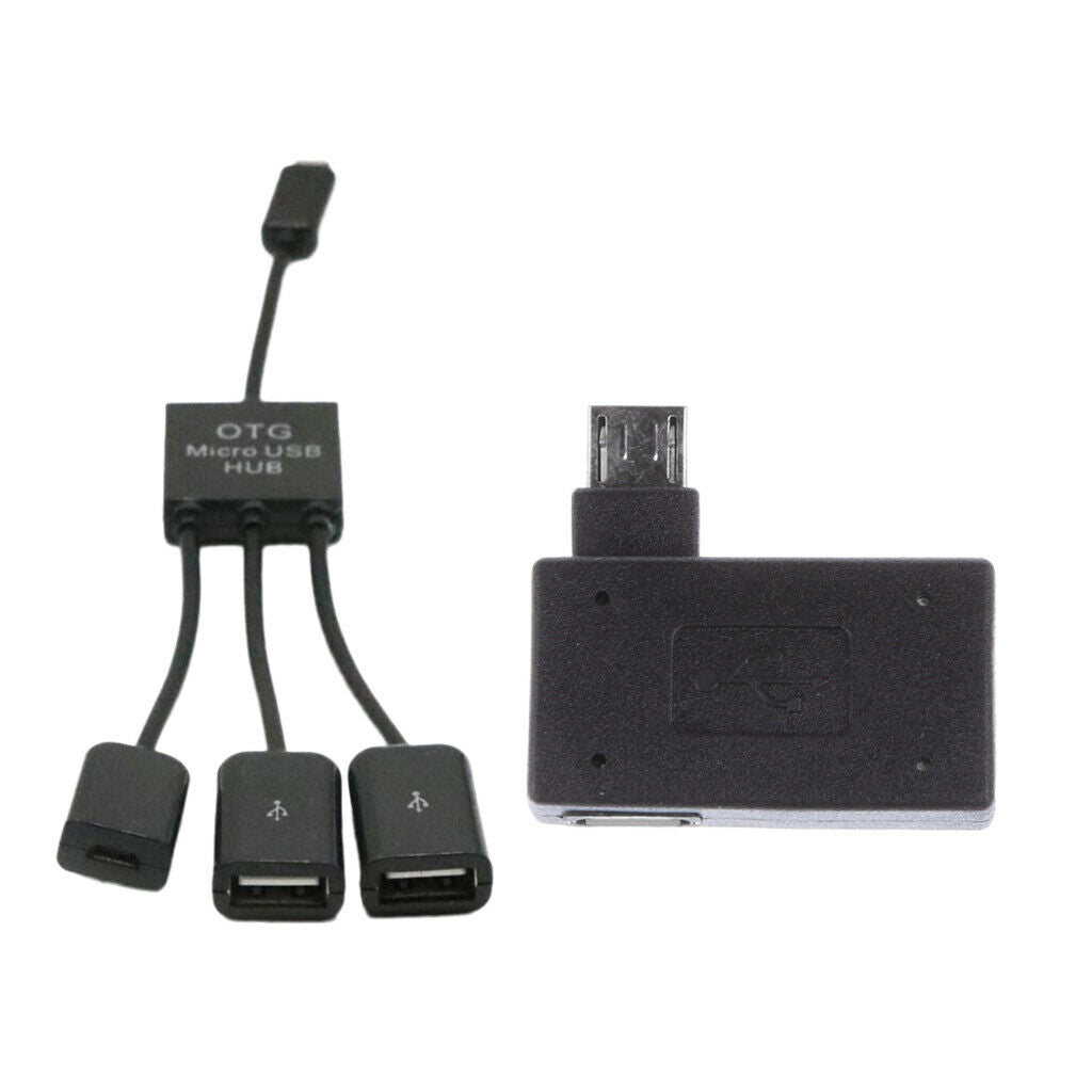 3 in 1 Micro USB OTG HUB Cable OTG Host Cable Adapter Micro USB 2.0 Adapter