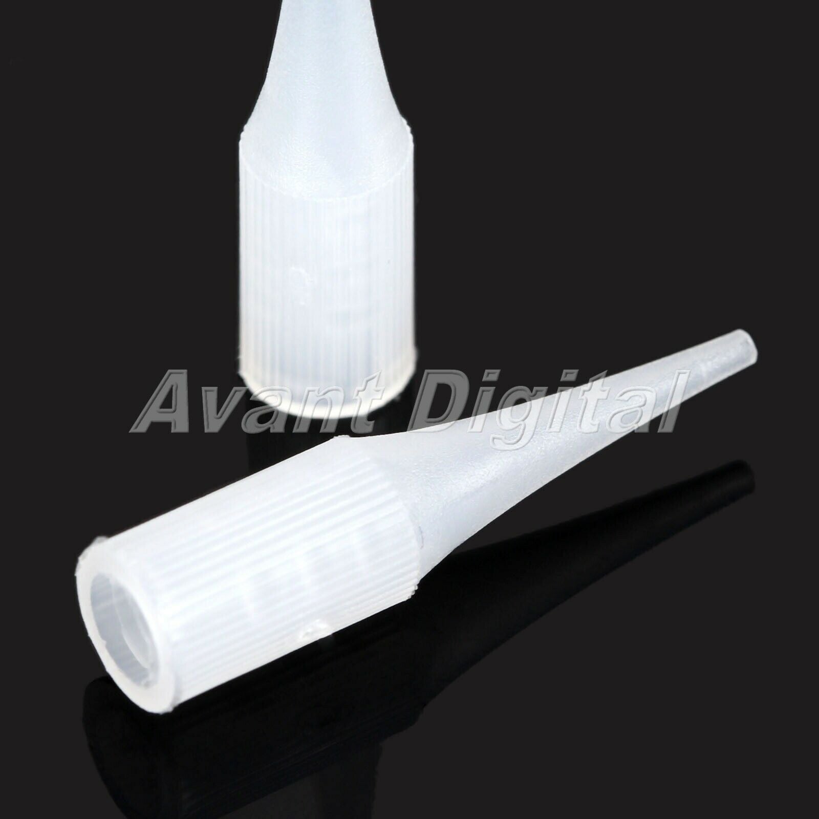 50X Reuseable Tattoo Nozzle Tips Needle Tube French Small Mouth 1R Professional