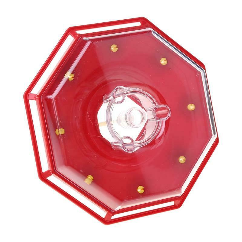12 oz Plastic Hanging Hummingbird Feeder with 4 Feeding Ports