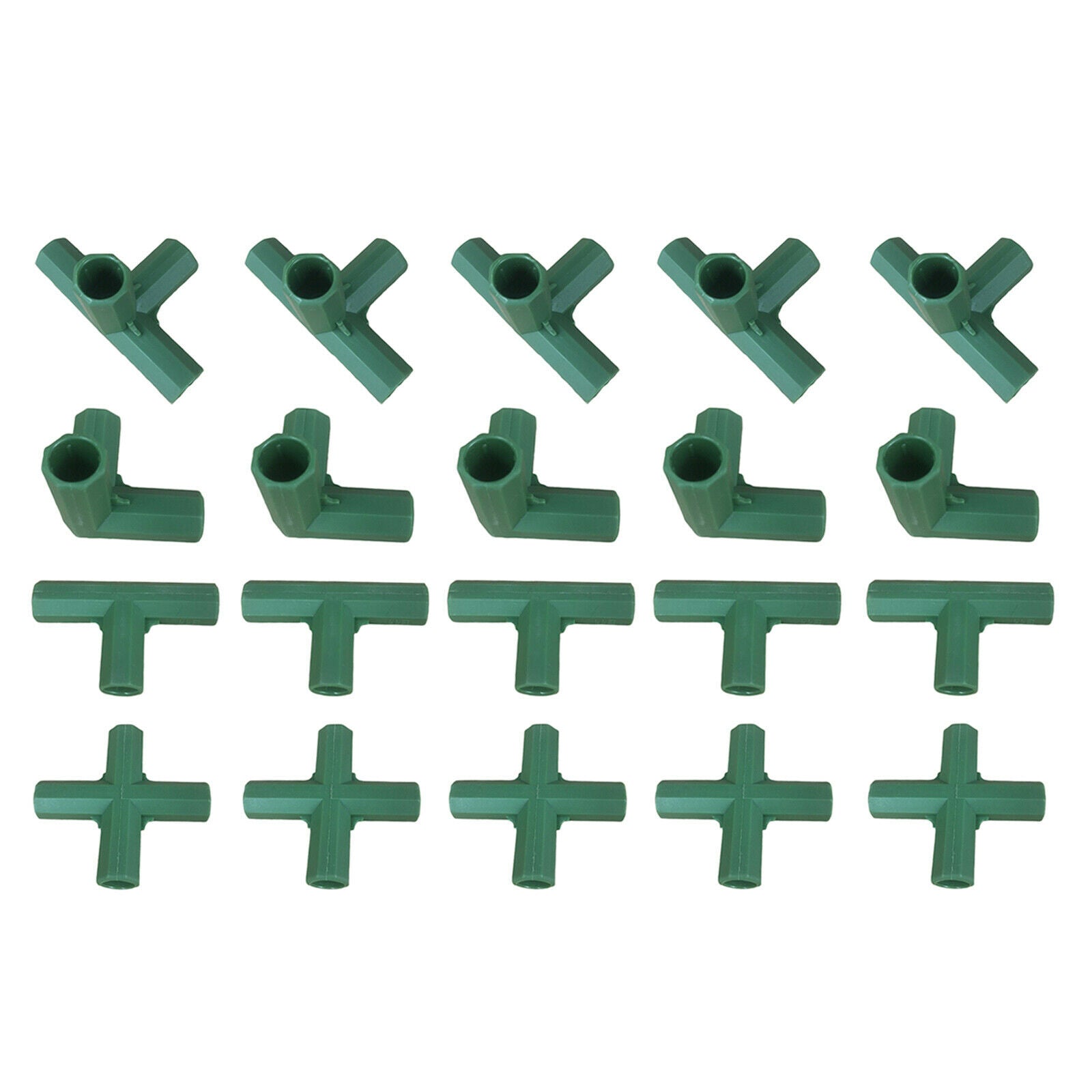 Set of 20 Durable Greenhouse Connectors Frame Connectors for Flower Stands
