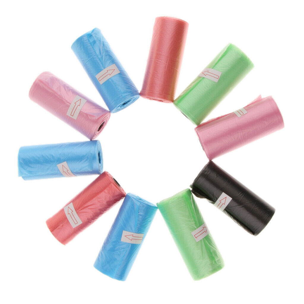 Dog Poop Bags Earth-Friendly 10 Rolls Doggie Waste Bags Random