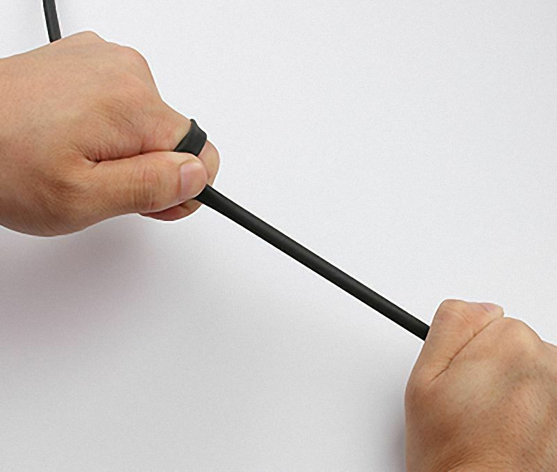 1.5 mm Black Heat Shrinkable Tube Shrink 6 Feet