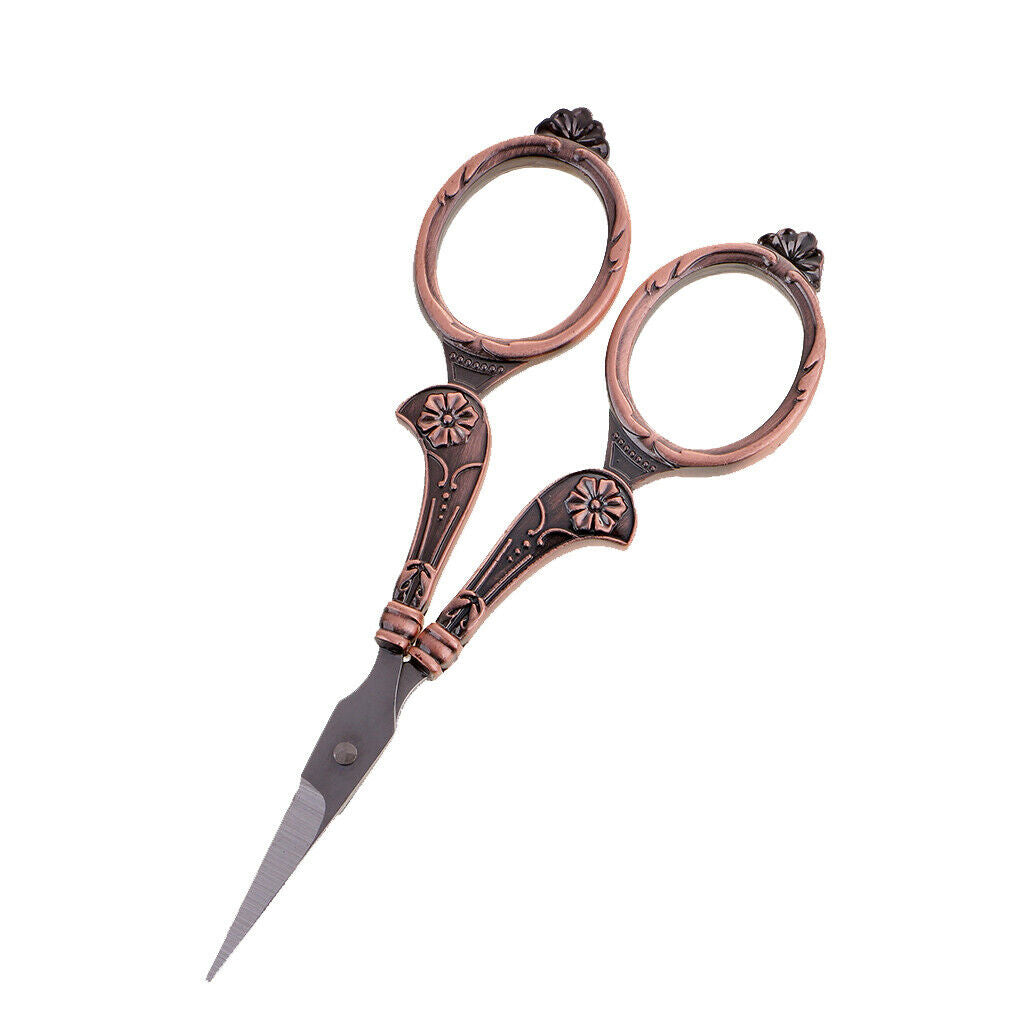 2 Pieces Stainless Steel Sharp Tip Classic Stork Scissors Design Sewing