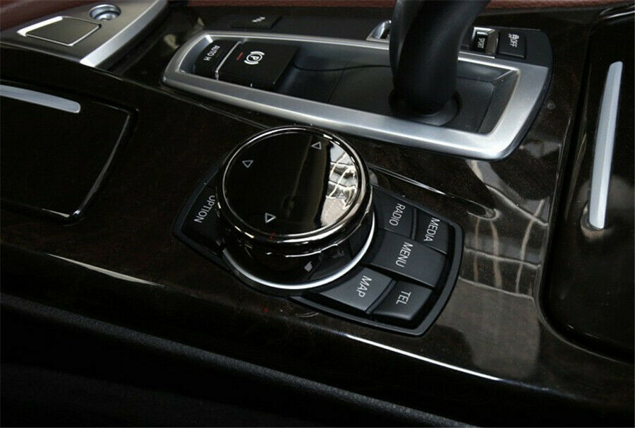 Multimedia Knob Cover Idrive Button For BMW E46 E39 E60 E90 F30 E36 F10 X5 E53