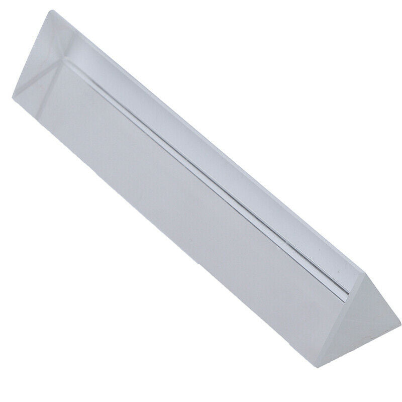 K9 Crystal Optical Glass Triangular Prism for Teaching Light Spectrum 3*3*3*1 XC