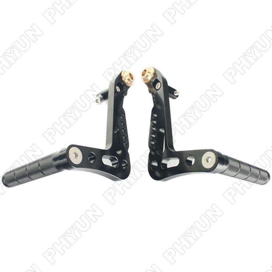 Black Go Kart Foot Pedals Pegs Brake Accelerator Universal Aluminum Alloy