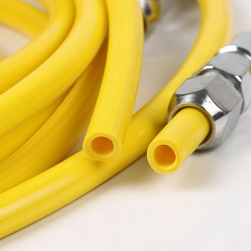 2X(5M PU Air Pipe 8X5mm Air Compressor Hose with Connector Z7C1)