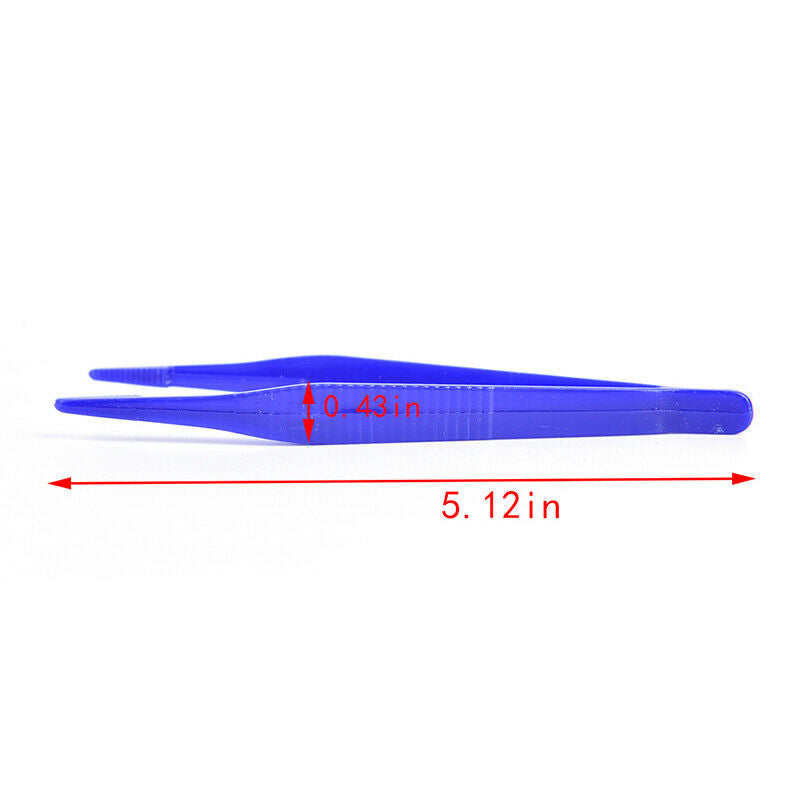 10pcs Plastic Beads Small Disposable Tweezers Tools Crafts DIY Jewelry Maki` XC