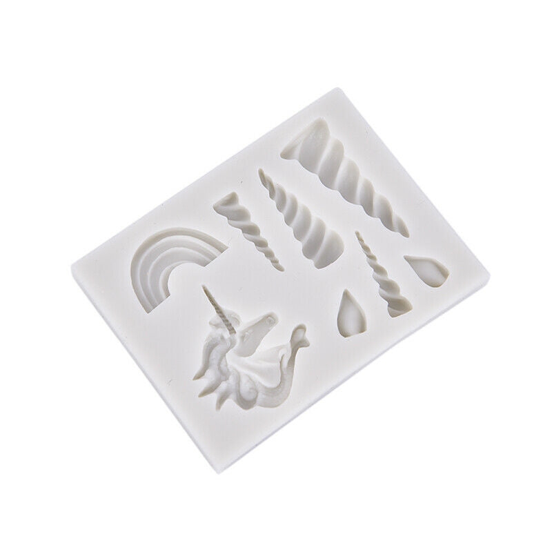 unicorns cloud horn ears silicone molds Decorating Cupcake Gumpaste fonda.l8