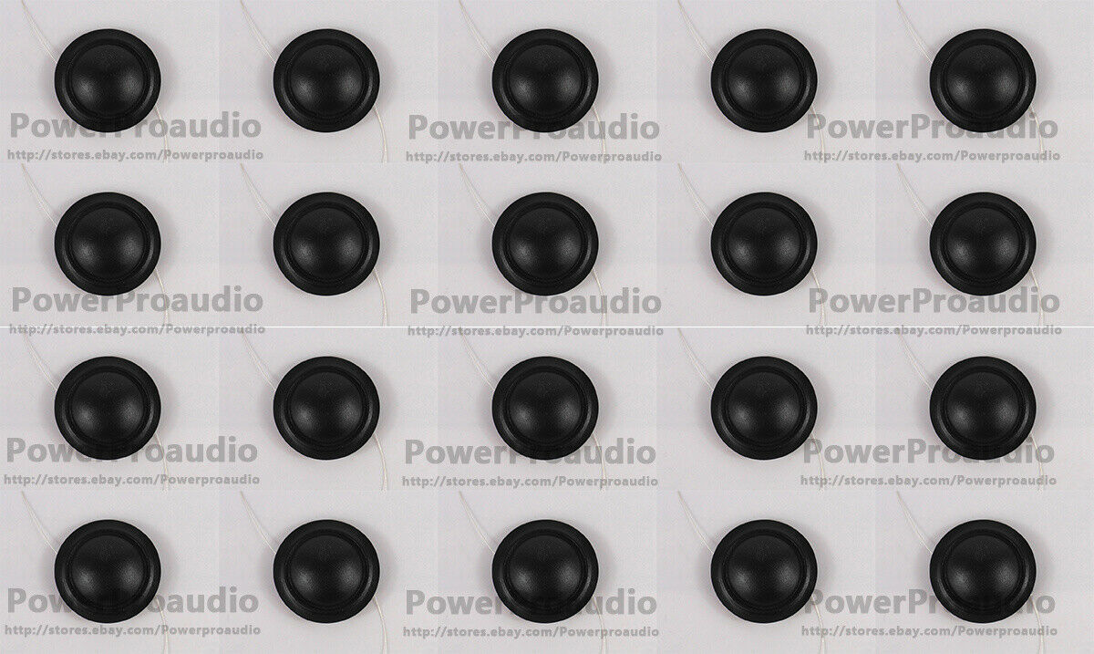 20pcs Quality 25.4mm 25.5mm (1") silk diaphragm dome Tweeters voice coil 8 ohm