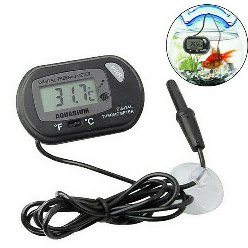 Waterproof LCD Digital Fish Tank Aquarium Thermometer Submersible Water C.l8