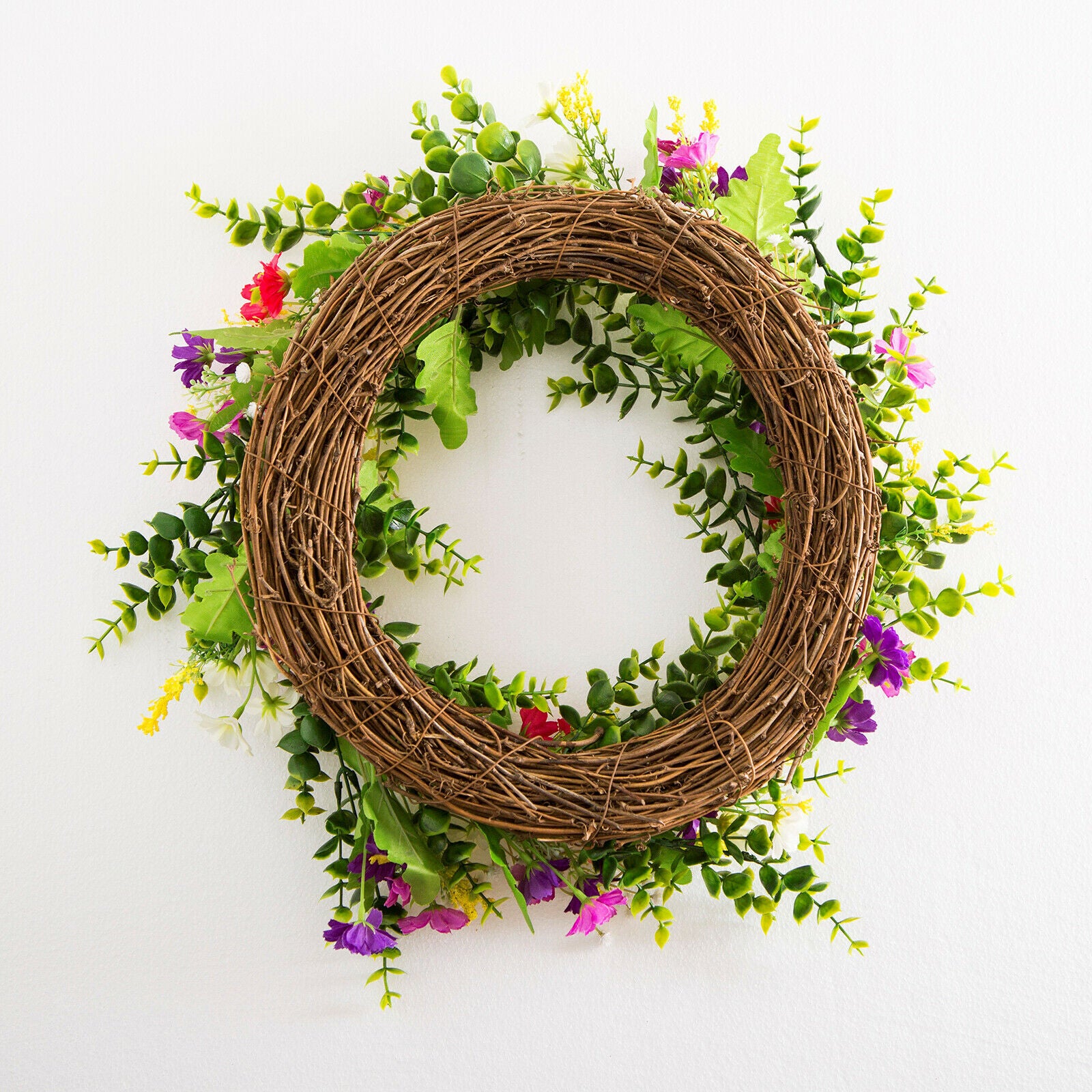 Artificial Eucalyptus and Small Fresh Decorative Flower Crown