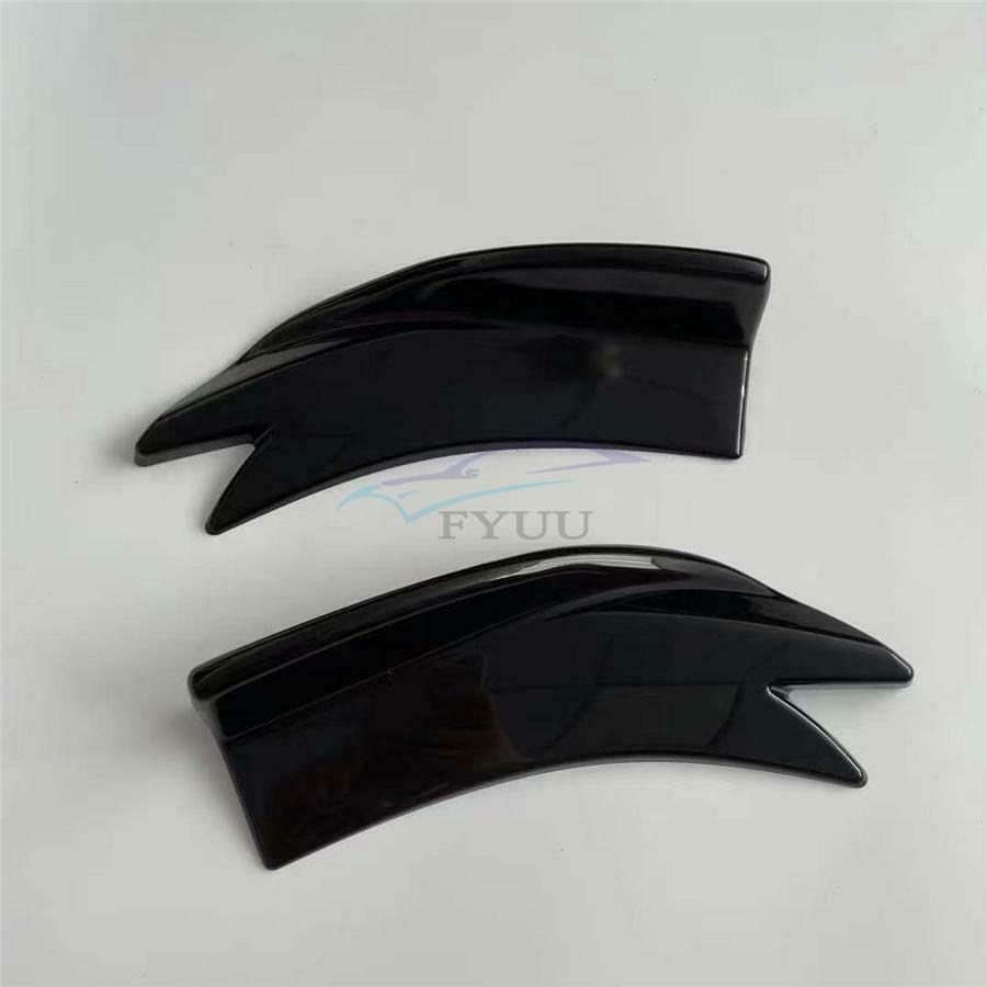 1 Pair Universal Anti-crash ABS Car Rear Bumper Spoiler Lip Wrap Angle Splitters