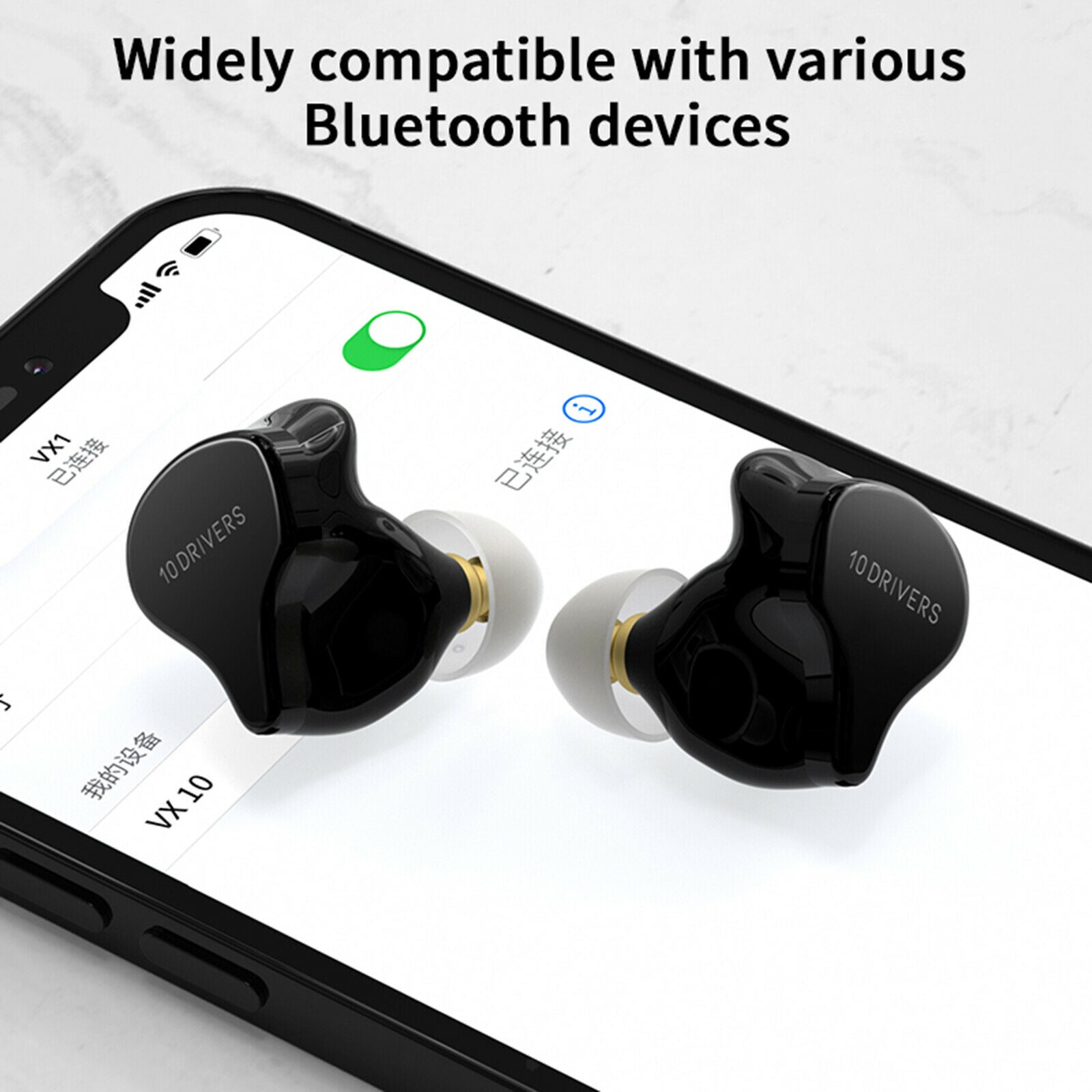 Bluetooth 5.2 TWS Sports Gaming Earbuds Headphone Headsets Earphones w/Mic