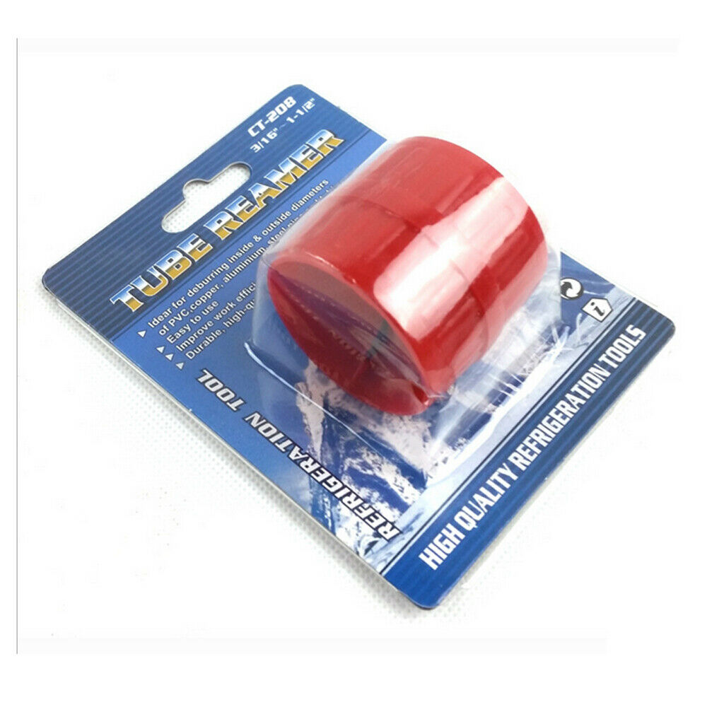 3-38mm Red Deburring Tool Metal Tubes Pipe Reaming Tool Deburrer Heavy Duty