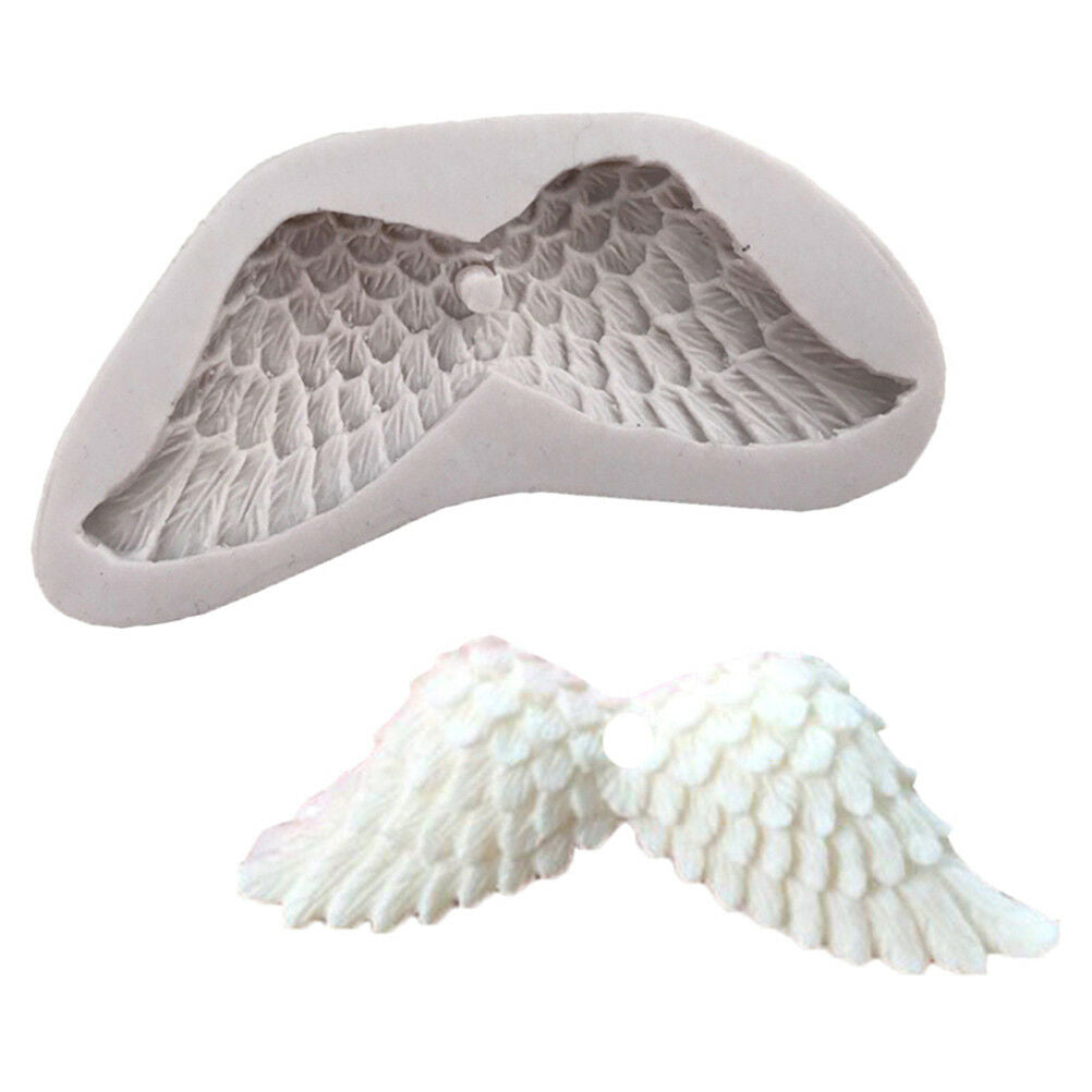 Angel wings Silicone Mold Fondant Mould Cake Decorating Tools Chocolate Mo.l8