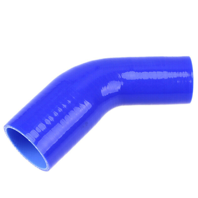 Universal Ca Elbow Silicone Hose 45 degree 2.5"-2" reducer COUPLER Blue