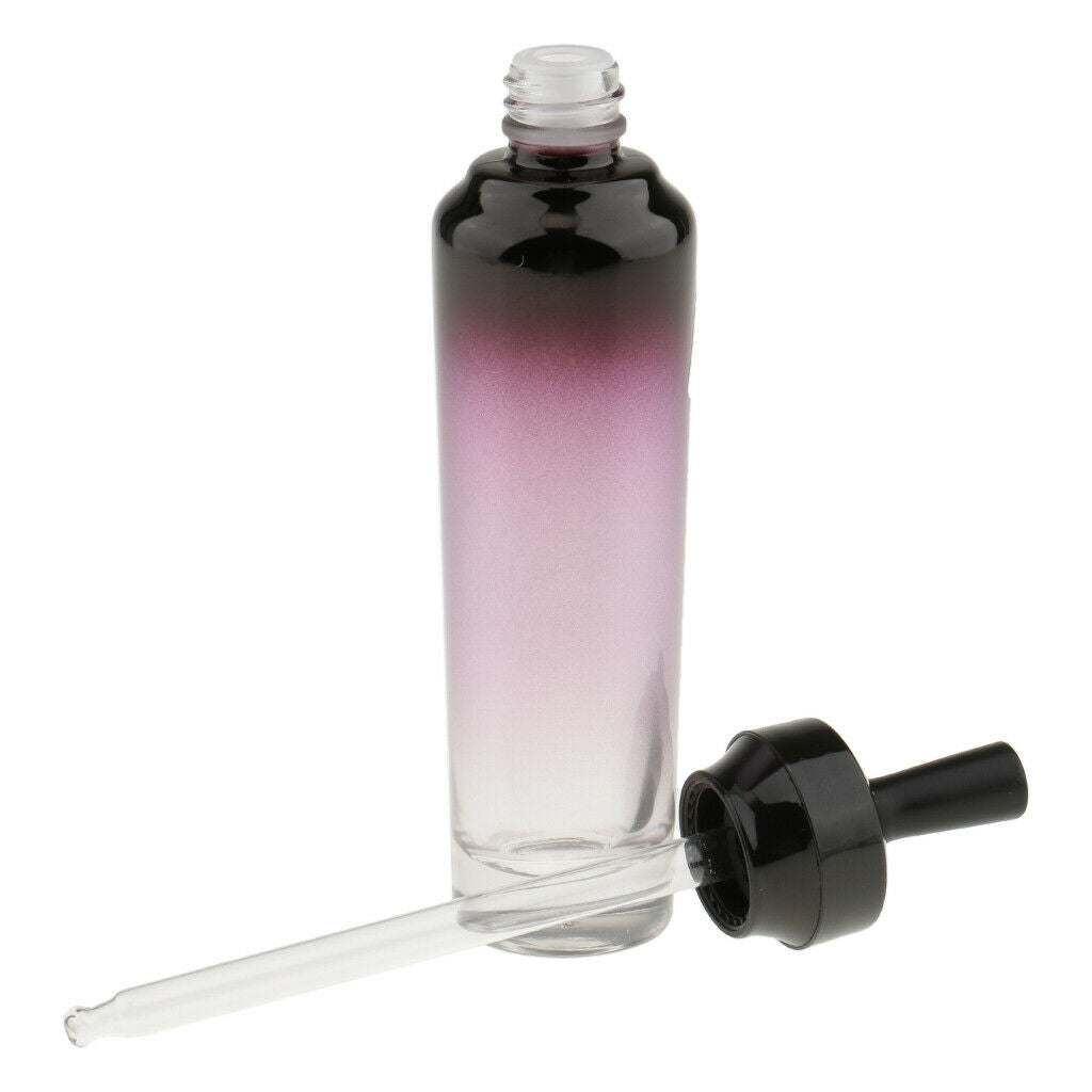 Empty Glass Eye Dropper Bottles Essential Oil Perfume Pipette Vials 50ml