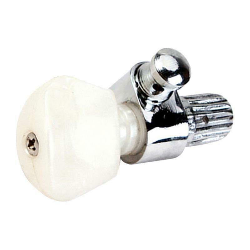 6x Chrome 5th String Banjo Tuners Keys Machine Heads Knobs for Banjo Accs
