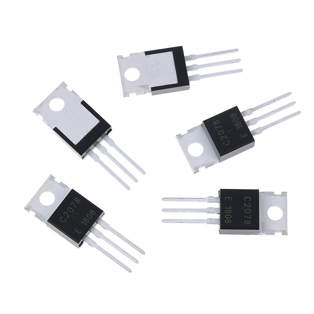 5Pcs RF/VHF/UHF transistor TO-220 2SC2078 C2078 L WF
